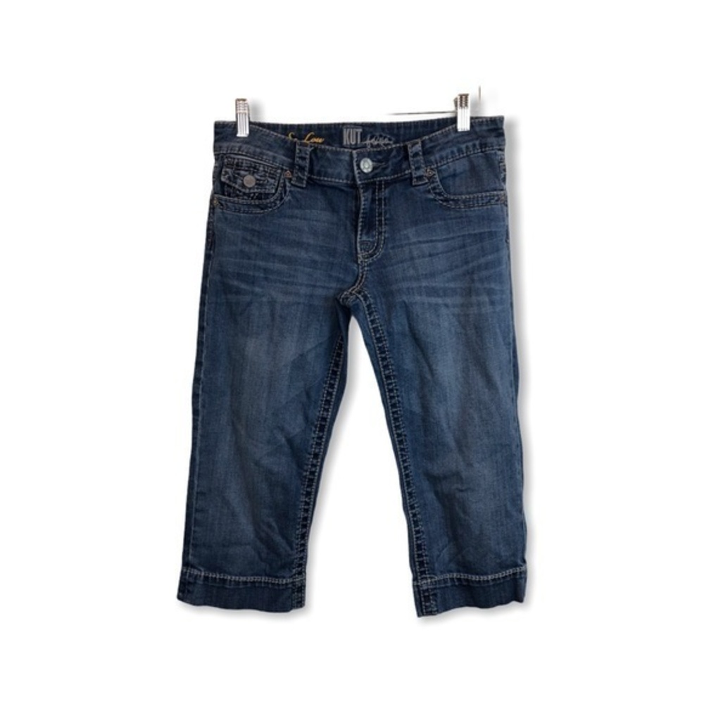 Kut From The Kloth So Low Denim Jean Capris